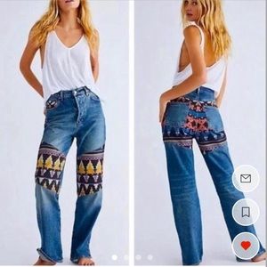 NWT free people corduroy jeans straight leg